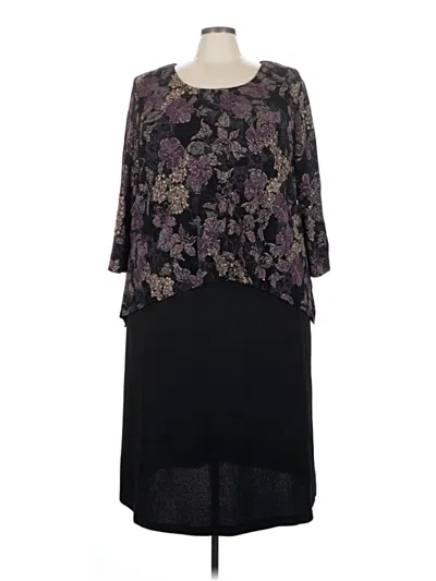Pre-owned Connected Apparel Cocktail Dress In Black