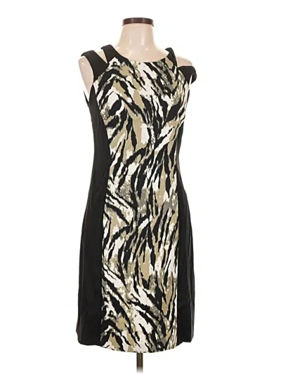 Pre-owned Connected Apparel Cocktail Dress In Black