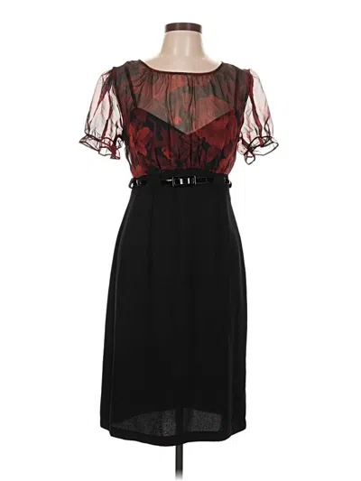 Pre-owned Connected Apparel Cocktail Dress In Black