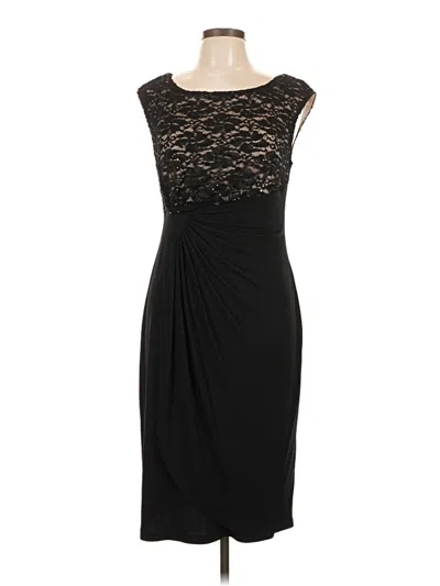 Pre-owned Connected Apparel Cocktail Dress In Black