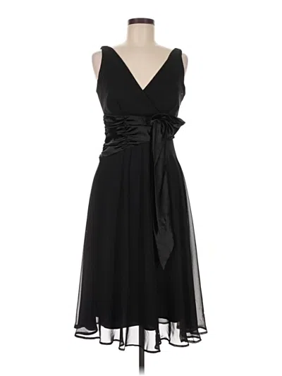 Pre-owned Connected Apparel Cocktail Dress In Black