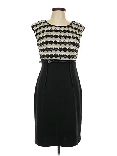 Pre-owned Connected Apparel Cocktail Dress In Black