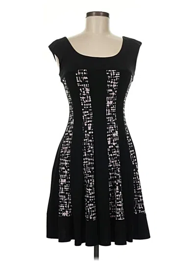 Pre-owned Connected Apparel Cocktail Dress In Black