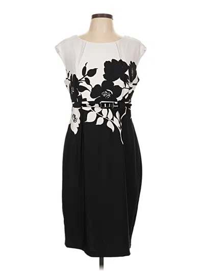 Pre-owned Connected Apparel Cocktail Dress In Black