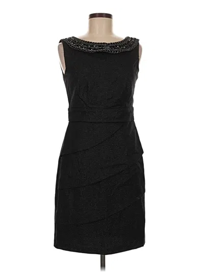 Pre-owned Connected Apparel Cocktail Dress In Black