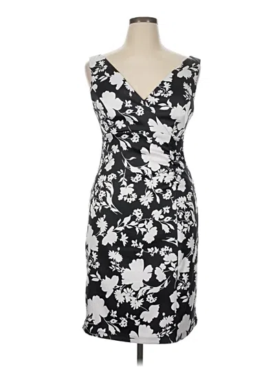 Pre-owned Connected Apparel Cocktail Dress In Black