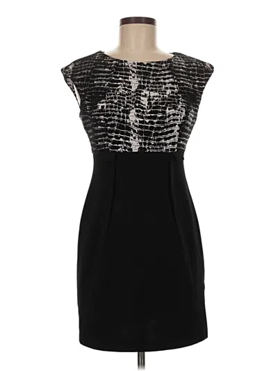 Pre-owned Connected Apparel Cocktail Dress In Black