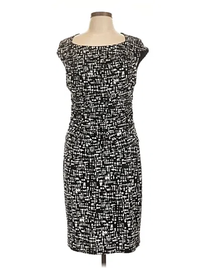 Pre-owned Connected Apparel Cocktail Dress In Black