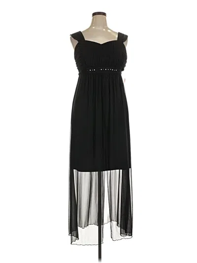 Pre-owned Connected Apparel Cocktail Dress In Black