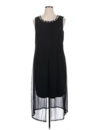 Pre-owned Connected Apparel Cocktail Dress In Black