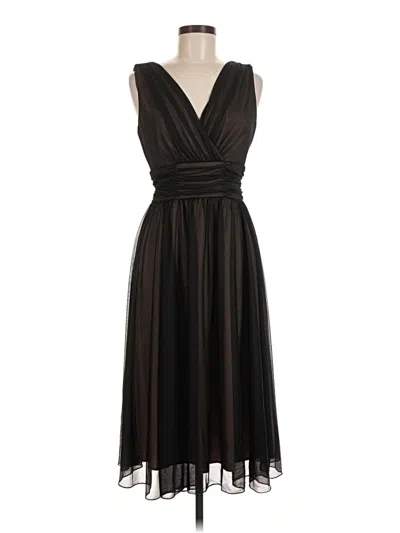 Pre-owned Connected Apparel Cocktail Dress In Black