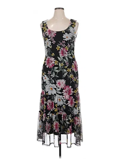 Pre-owned Connected Apparel Cocktail Dress In Black