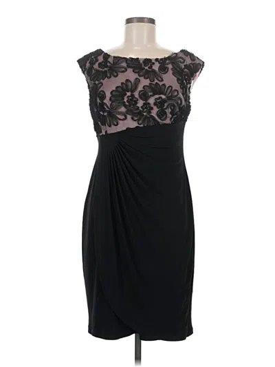 Pre-owned Connected Apparel Cocktail Dress In Black