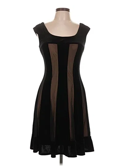 Pre-owned Connected Apparel Cocktail Dress In Black
