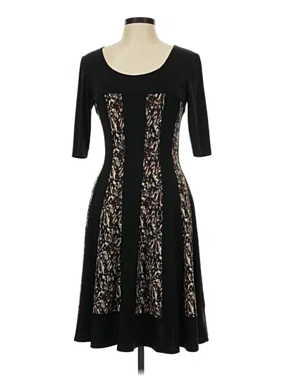 Pre-owned Connected Apparel Cocktail Dress In Black