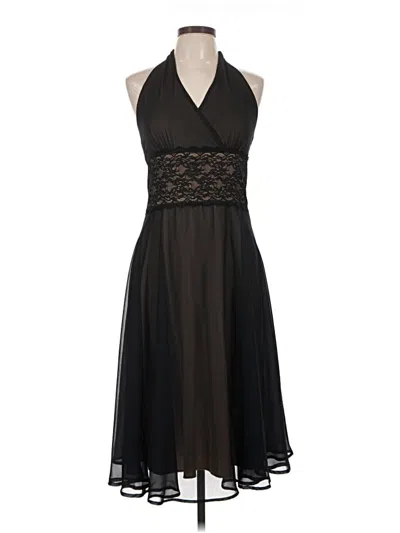 Pre-owned Connected Apparel Cocktail Dress In Black