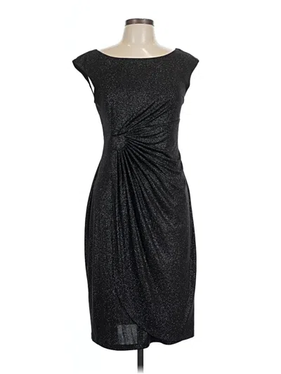 Pre-owned Connected Apparel Cocktail Dress In Black