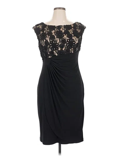 Pre-owned Connected Apparel Cocktail Dress In Black