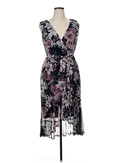 Pre-owned Connected Apparel Cocktail Dress In Black