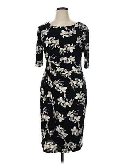 Pre-owned Connected Apparel Cocktail Dress In Black
