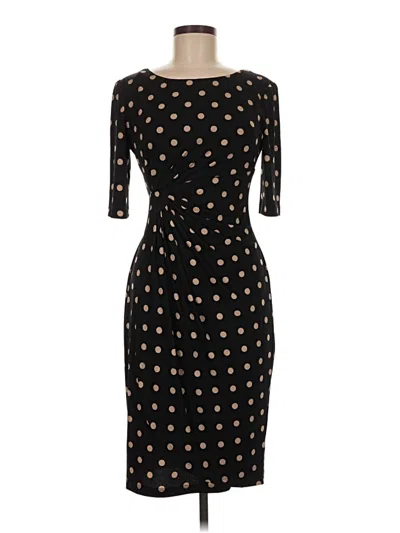 Pre-owned Connected Apparel Cocktail Dress In Black