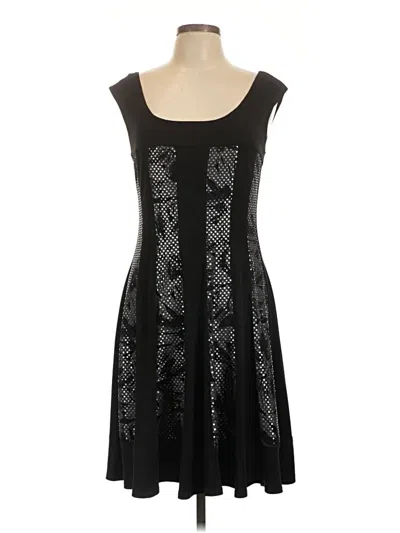 Pre-owned Connected Apparel Cocktail Dress In Black