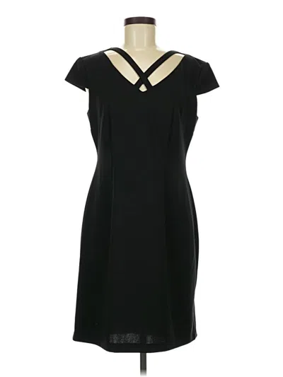 Pre-owned Connected Apparel Cocktail Dress In Black