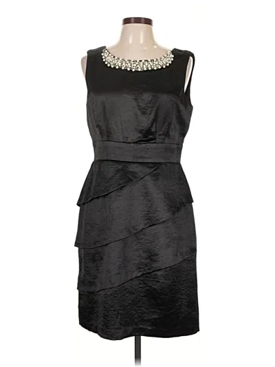 Pre-owned Connected Apparel Cocktail Dress In Black