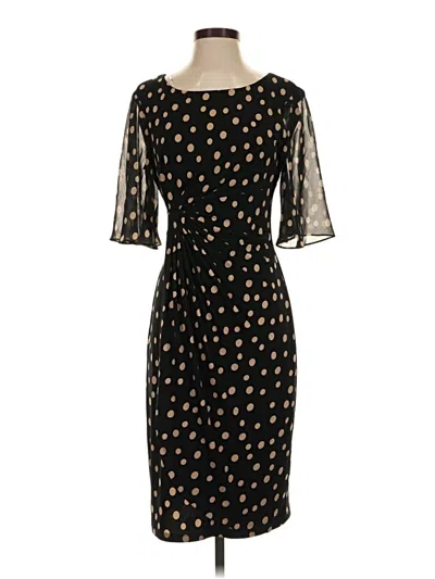 Pre-owned Connected Apparel Cocktail Dress In Black