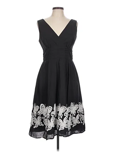 Pre-owned Connected Apparel Cocktail Dress In Black