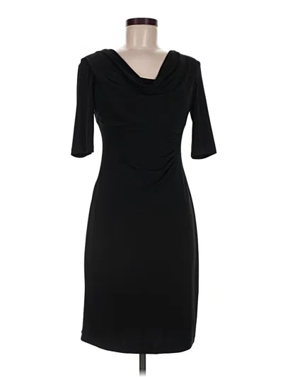 Pre-owned Connected Apparel Cocktail Dress In Black