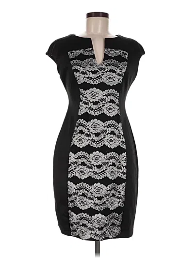 Pre-owned Connected Apparel Cocktail Dress In Black