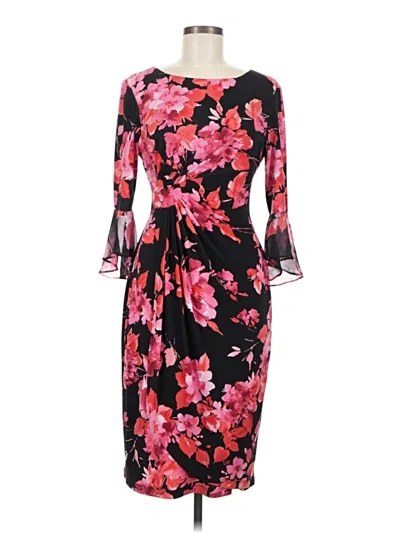 Pre-owned Connected Apparel Cocktail Dress In Black