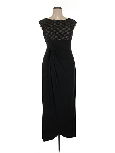 Pre-owned Connected Apparel Cocktail Dress In Black