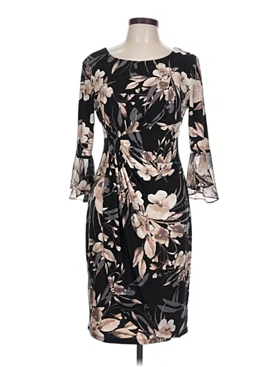 Pre-owned Connected Apparel Cocktail Dress In Black