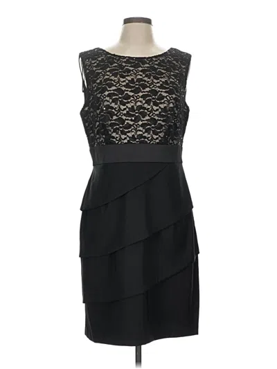 Pre-owned Connected Apparel Cocktail Dress In Black