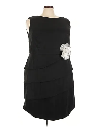 Pre-owned Connected Apparel Cocktail Dress In Black