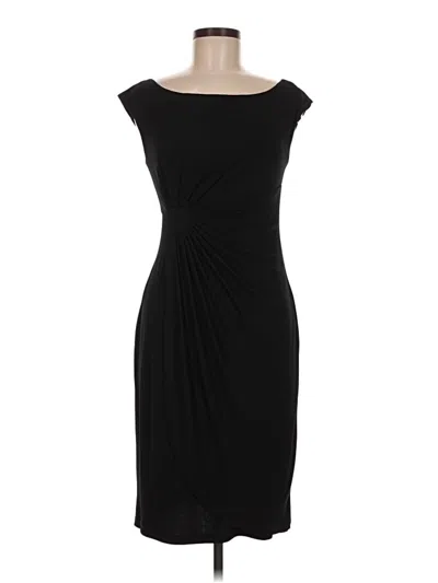 Connected Apparel Cocktail Dress In Black