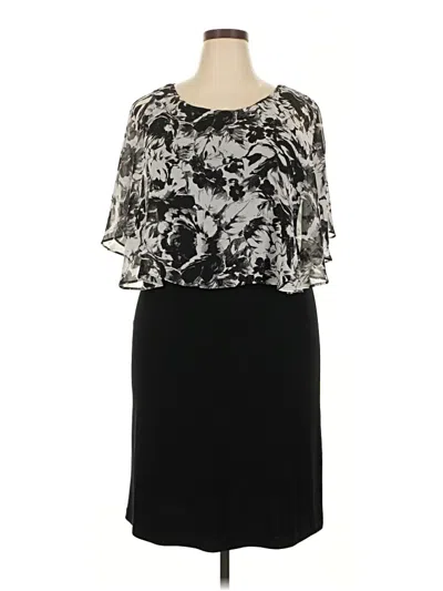 Pre-owned Connected Apparel Cocktail Dress In Black