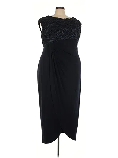 Pre-owned Connected Apparel Cocktail Dress In Black