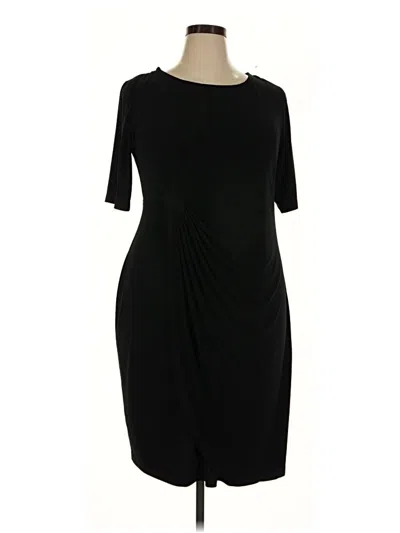 Pre-owned Connected Apparel Cocktail Dress In Black