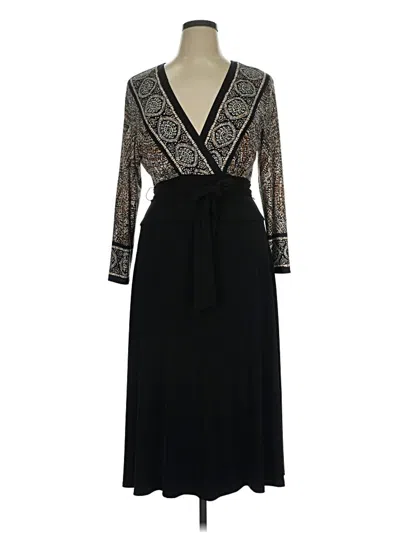 Pre-owned Connected Apparel Cocktail Dress In Black