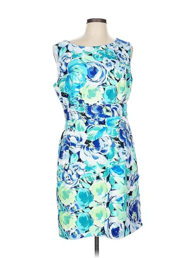 Pre-owned Connected Apparel Cocktail Dress In Blue