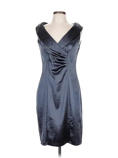 Pre-owned Connected Apparel Cocktail Dress In Blue