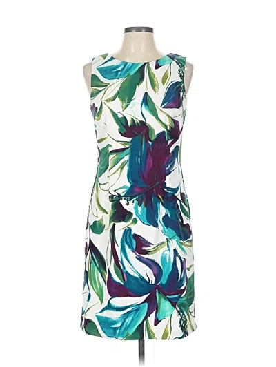 Pre-owned Connected Apparel Cocktail Dress In Blue