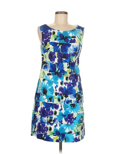 Pre-owned Connected Apparel Cocktail Dress In Blue