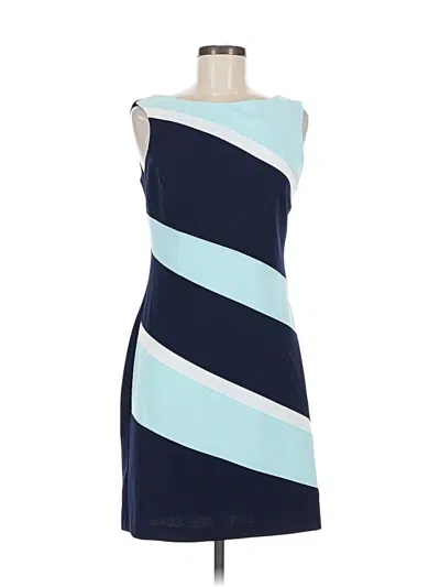 Pre-owned Connected Apparel Cocktail Dress In Blue