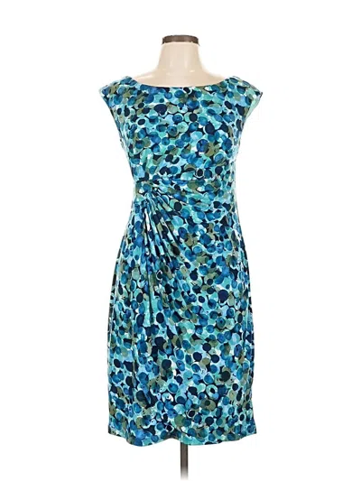 Pre-owned Connected Apparel Cocktail Dress In Blue