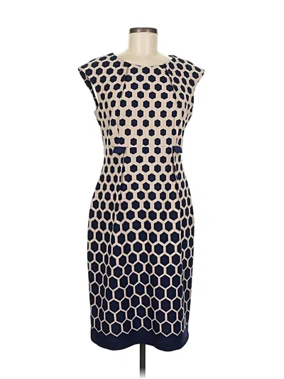 Pre-owned Connected Apparel Cocktail Dress In Blue