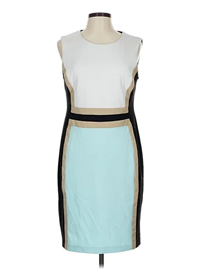Pre-owned Connected Apparel Cocktail Dress In Blue